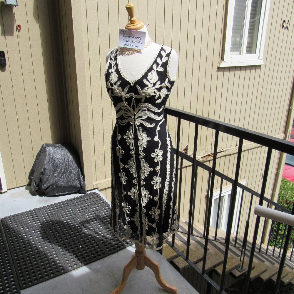 #17  NEW CLASSIC WOMEN'S LACY DRESS  (SIZE 8US / 12UK)